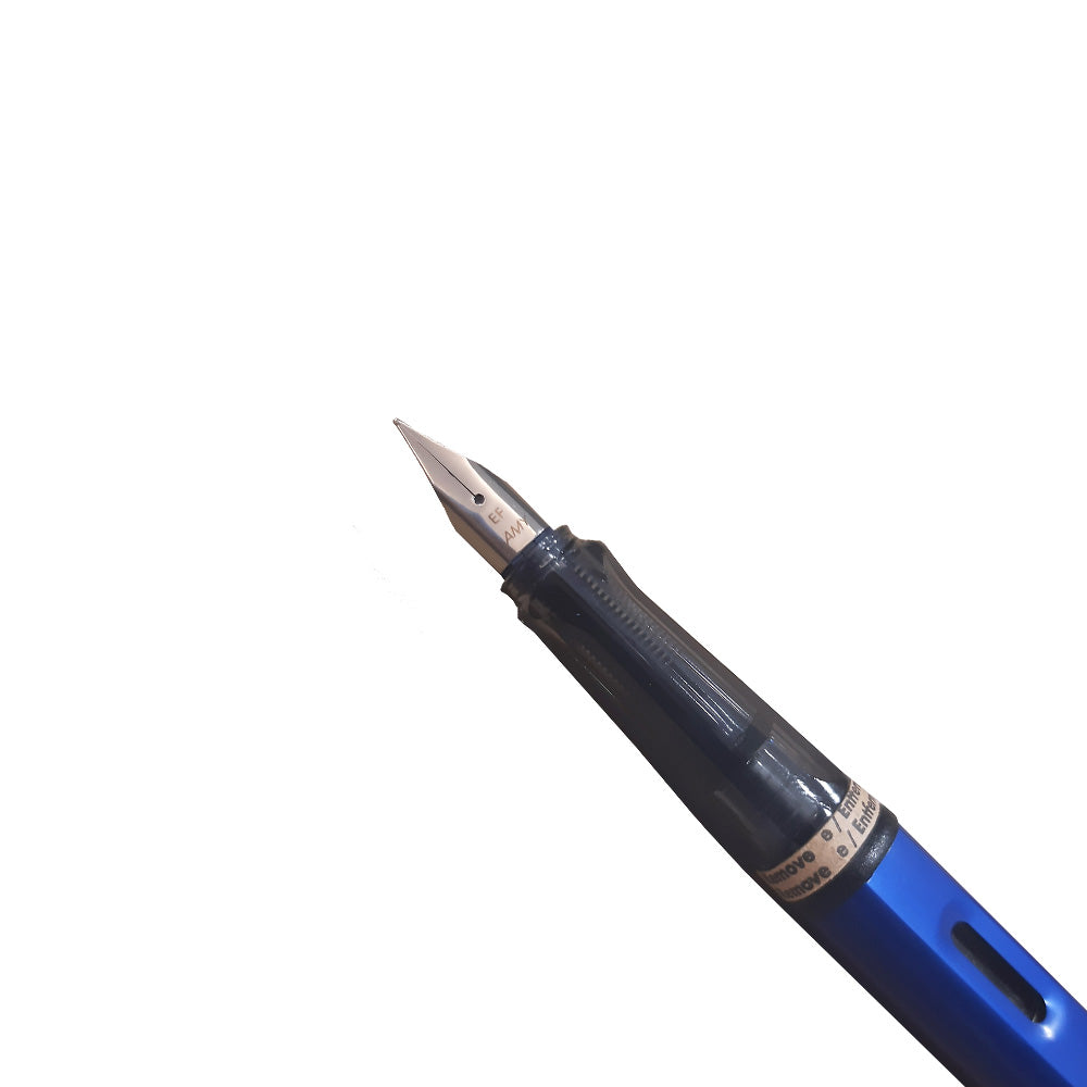 The Light Aluminium-Experience. LAMY AL-star oceanblue Fountain pen EF The Lamy AL-star is the attractive, young writing instrument which satisfies even the highest requirements. Made of feather-light robust aluminum, anodized in various colors. With distinctive transparent grip and spring-action metal clip. Aluminium, dark blue anodized / steel nib, polished / with ink cartridge LAMY T 10 blue / with converter filling system Z 28