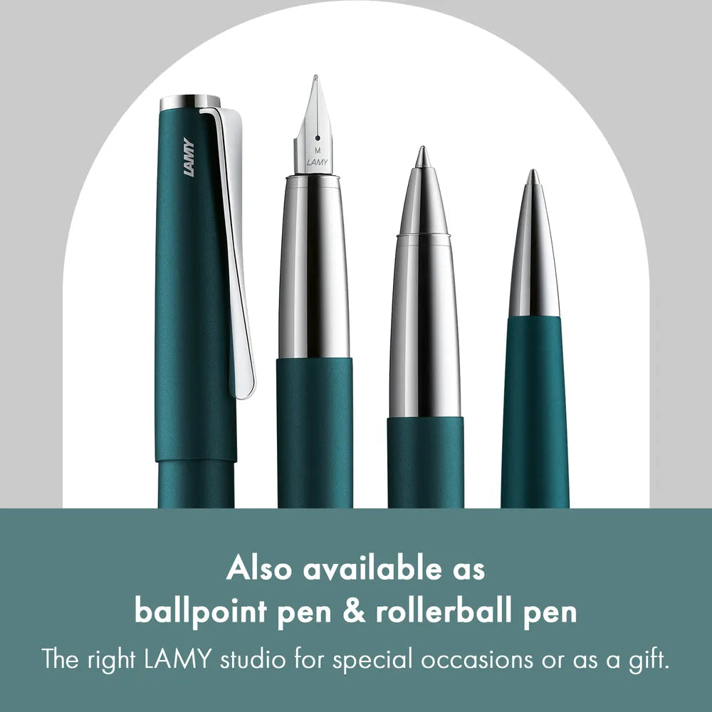 Lamy Studio 069 Petrol Matt Lacquer Special Edition 2026 Fountain Pen - Stainless Steel Nib