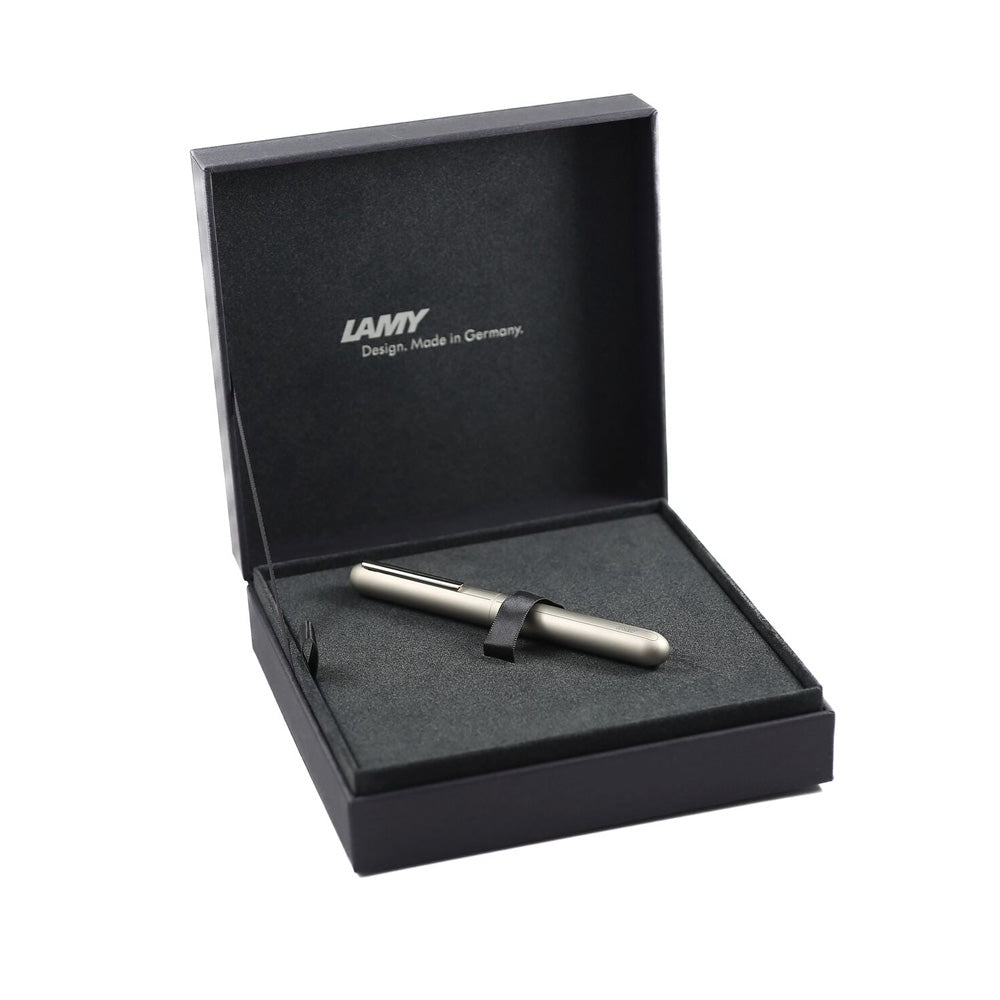 Lamy Dialog3 074 Palladium Finish Fountain Pen - 14Kt Bi-colour Gold