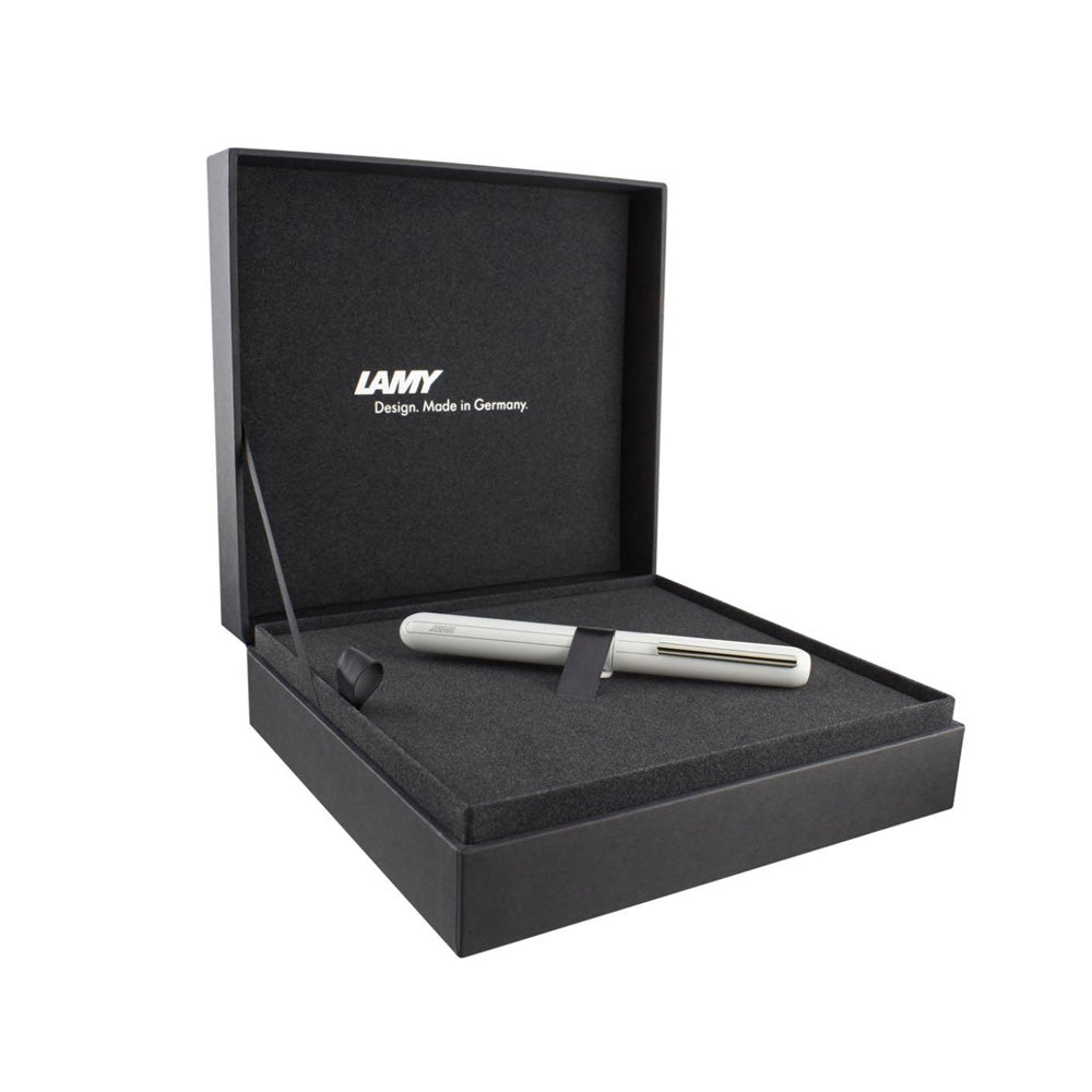 Lamy Dialog3 074 Piano White Fountain Pen - 14Kt Bi-colour Gold Fine Nib