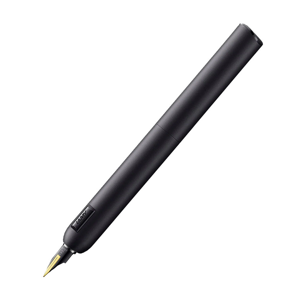Lamy Dialog 081 CC All Black Lacquer Finish Fountain Pen - 14Kt bi-colour Gold Nib