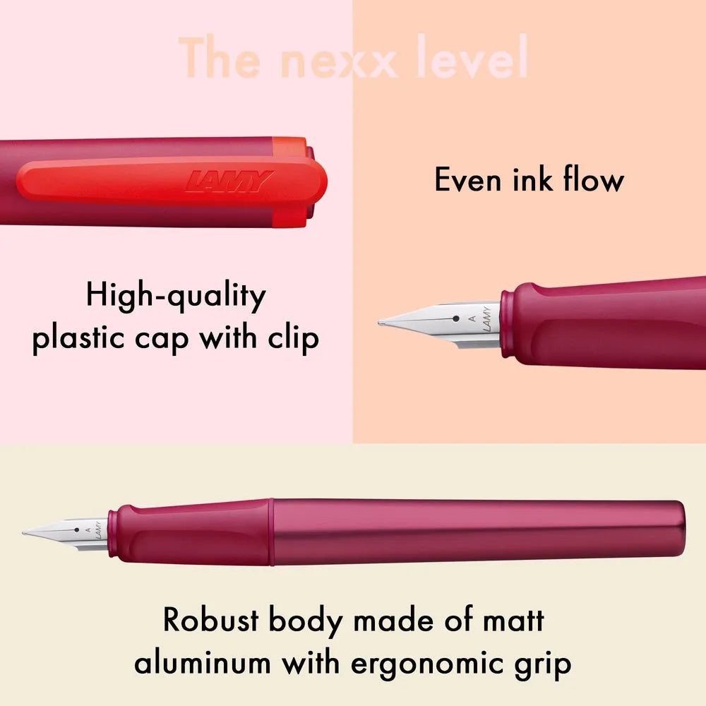 Lamy Nexx 087 Multired Fountain Pen Special Edition 2026 - Medium Nib