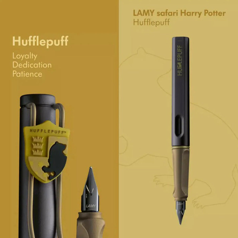 Lamy Safari 0B4 Hufflepuff Harry Potter Special Edition Fountain Pen - Extra Fine Nib