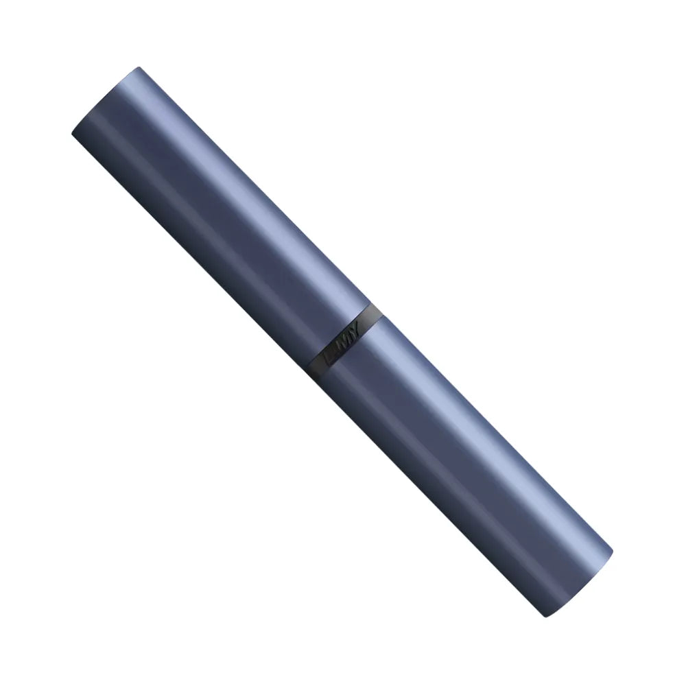 Lamy LX 0E5 Blue with Polished PVD Trim Fountain Pen - Stainless Steel Nib