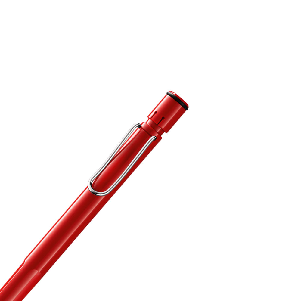 Lamy Safari 116 Shiny Red with Metal Clip 0.5mm Mechanical Pencil