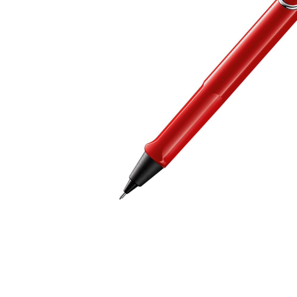 Lamy Safari 116 Shiny Red with Metal Clip 0.5mm Mechanical Pencil