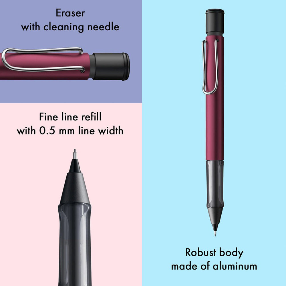 Lamy Al-star 129 Black-Purple 0.5mm Mechanical Pencil (Special Edition)