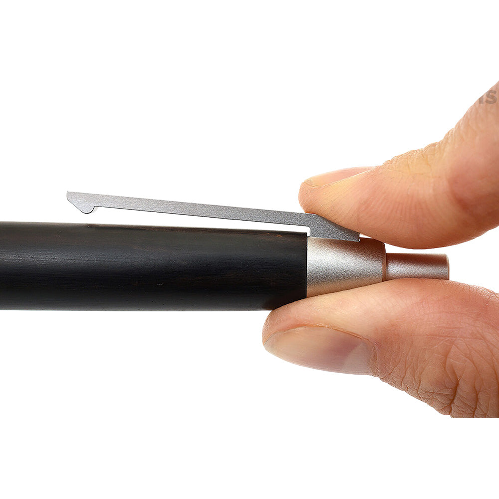 The Lamy 2000 Blackwood Ballpoint Pen. The LAMY 2000 blackwood is a new version of that old, classic, the The LAMY 2000. LAMY 2000 blackwood is a ballpoint pen made of exquisite grenadilla, or African blackwood. Solid, spring operated stainless steel clip. All fittings in high grade Palladium finish. Blackwood, Fiberglass and stainless steel, matt brushed finish with LAMY giant refill M16 black M