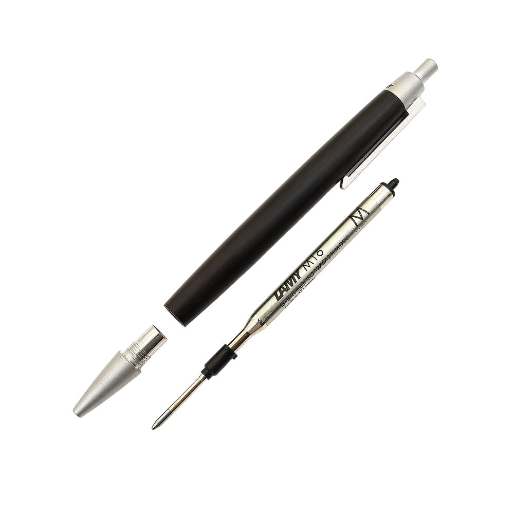 The Lamy 2000 Blackwood Ballpoint Pen. The LAMY 2000 blackwood is a new version of that old, classic, the The LAMY 2000. LAMY 2000 blackwood is a ballpoint pen made of exquisite grenadilla, or African blackwood. Solid, spring operated stainless steel clip. All fittings in high grade Palladium finish. Blackwood, Fiberglass and stainless steel, matt brushed finish with LAMY giant refill M16 black M