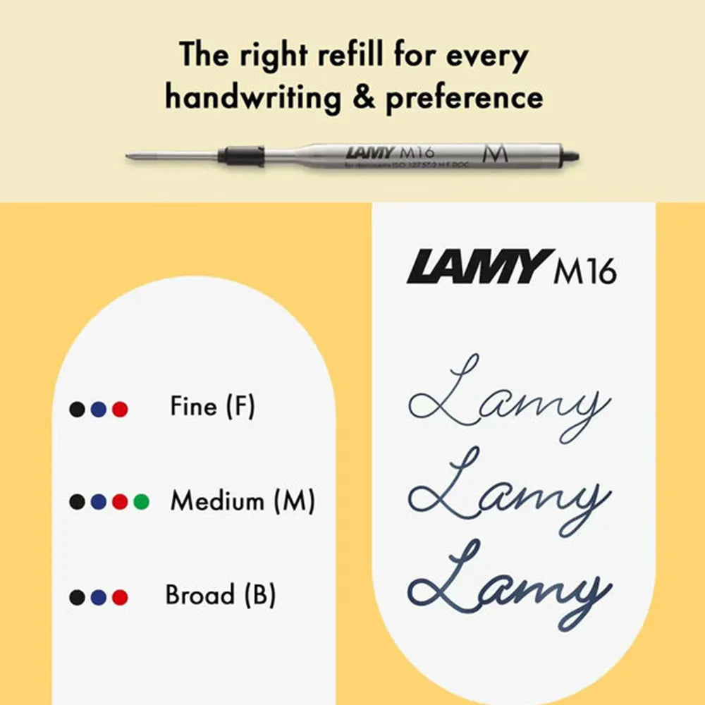 Lamy logo M+ 204 Neon Orange Ballpoint Pen - Special Edition