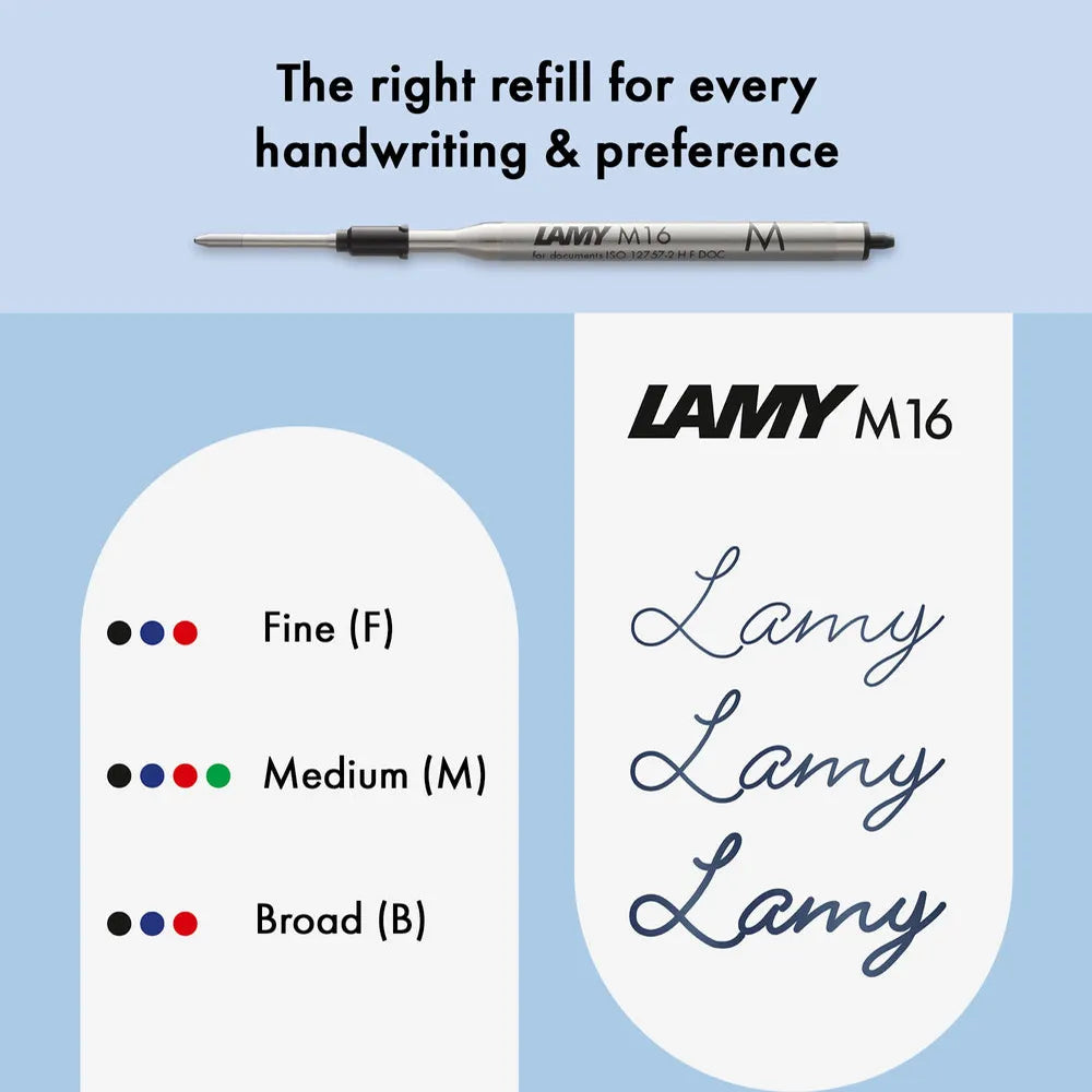 Lamy logo 206 Brushed Metal Ballpoint Pen