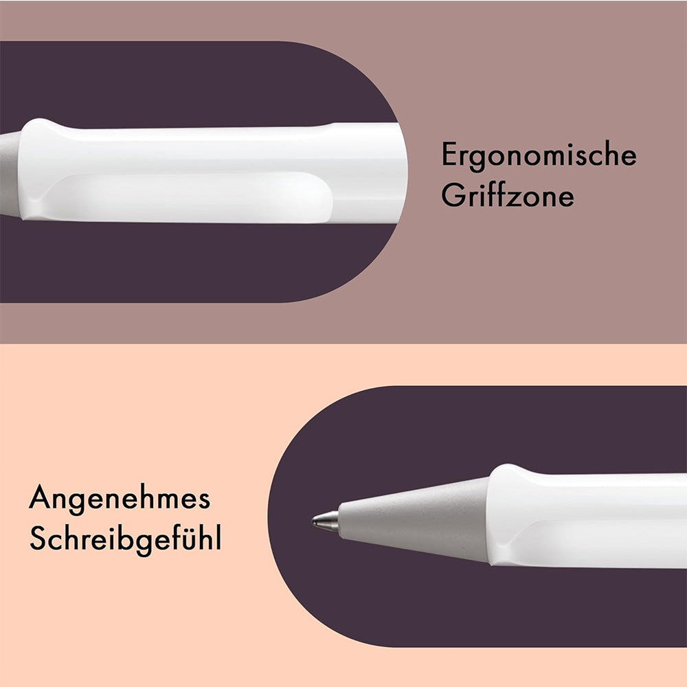 Lamy Safari 219 White Ballpoint Pen
