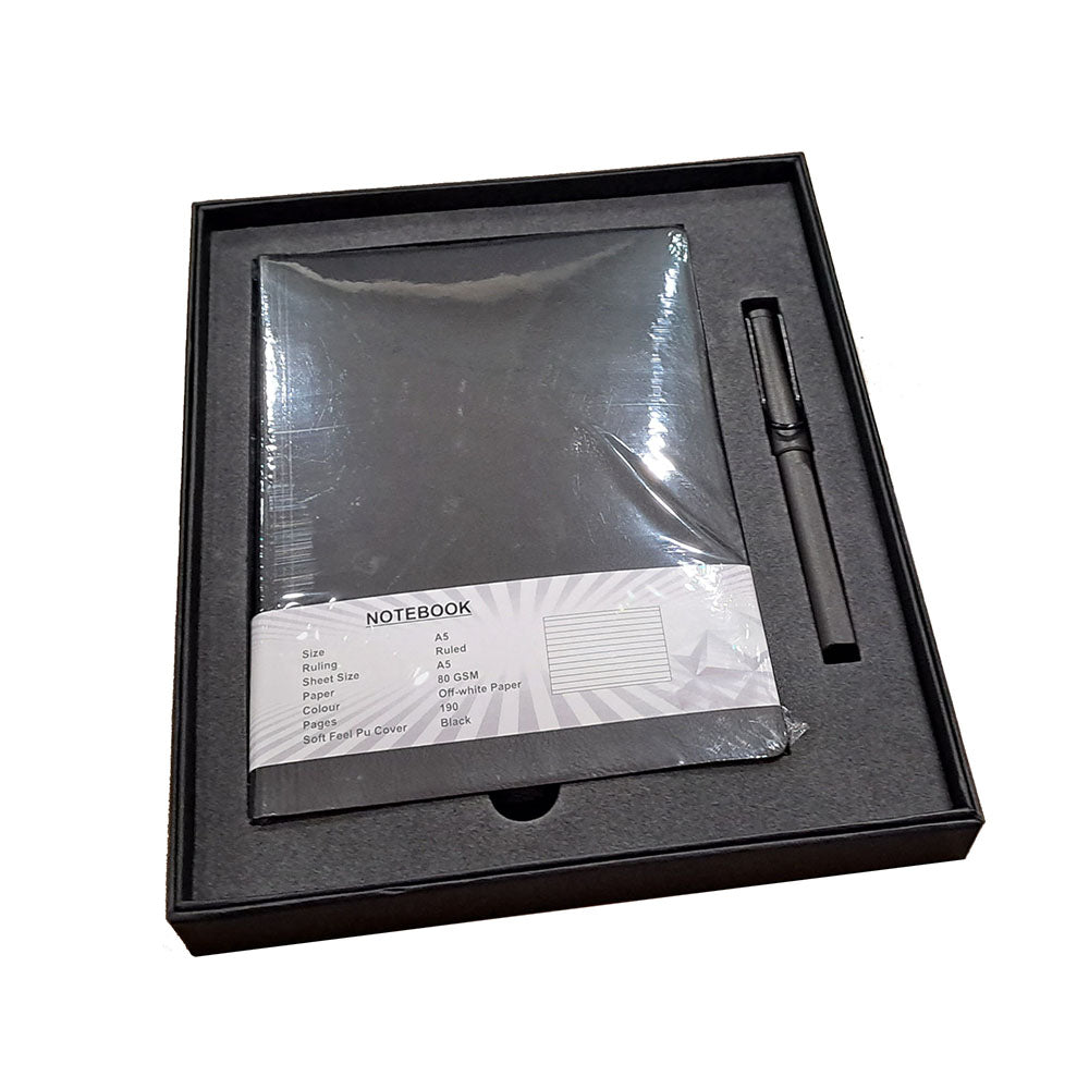 Lamy Safari Set 227 Umbra Rollerball Pen with A5 ECO Notebook