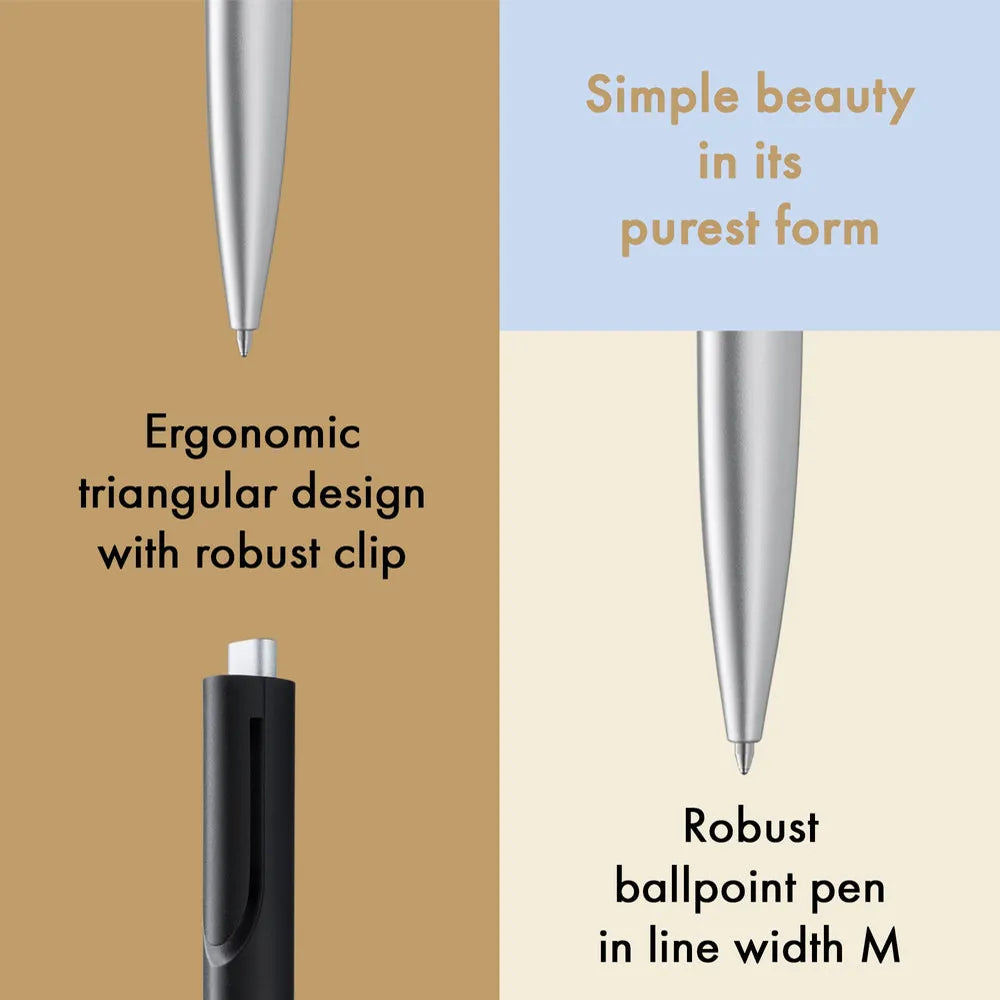 Lamy Noto 283 Black/Silver Ballpoint Pen