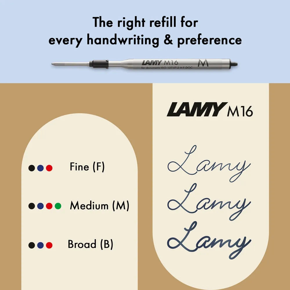 Lamy Noto 283 Black/Silver Ballpoint Pen
