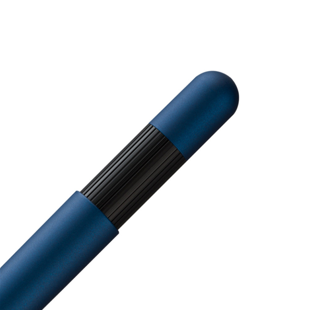 Surprisingly Practical. LAMY pico imperialblue Ballpoint pen Small and handy, the LAMY pico first shows its full potential when expanded. An innovative pocket pen which transforms to a full-grown ballpoint pen thanks to its sophisticated push mechanism. Pocket pen / matt dark blue lacquer finish / with compact refill LAMY M 22 M black
