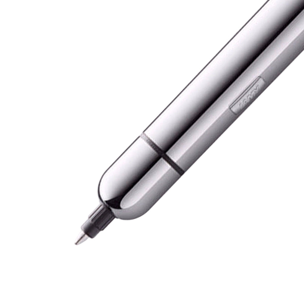 Surprisingly Practical. LAMY pico chrome Ballpoint pen Small and handy, the LAMY pico first shows its full potential when expanded. An innovative pocket pen which transforms to a full-grown ballpoint pen thanks to its sophisticated push mechanism. Pocket pen / polished chromium finish / with compact refill LAMY M 22 M black