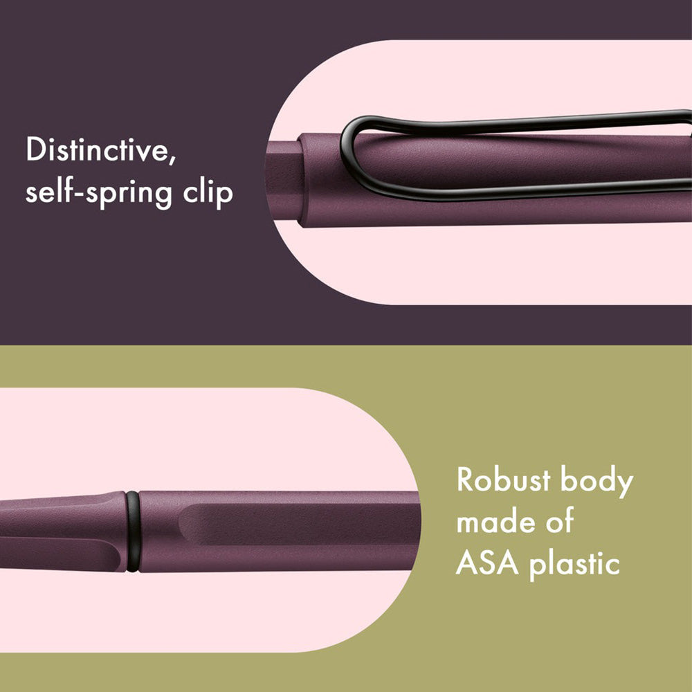 Lamy Safari 3E3 Scarlet Rollerball Pen