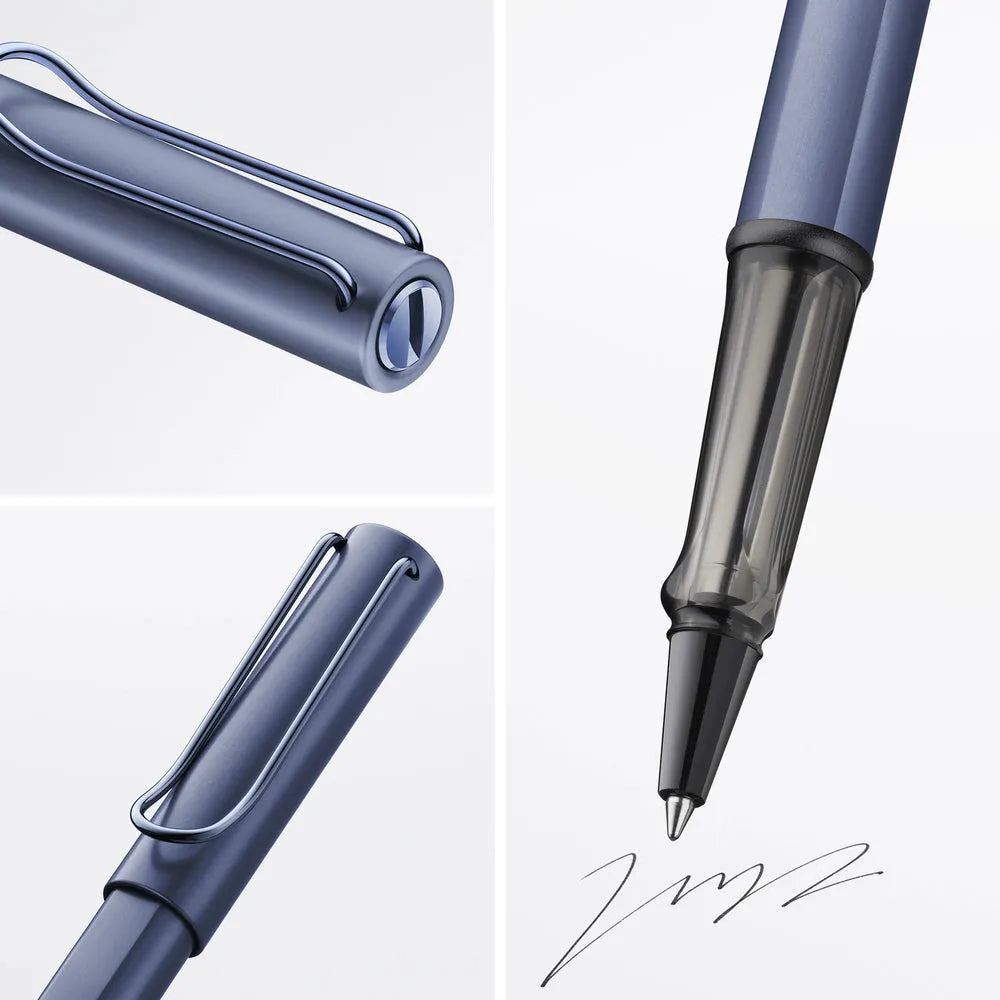 Lamy LX 3E5 Blue with Polished PVD Trim Rollerball Pen