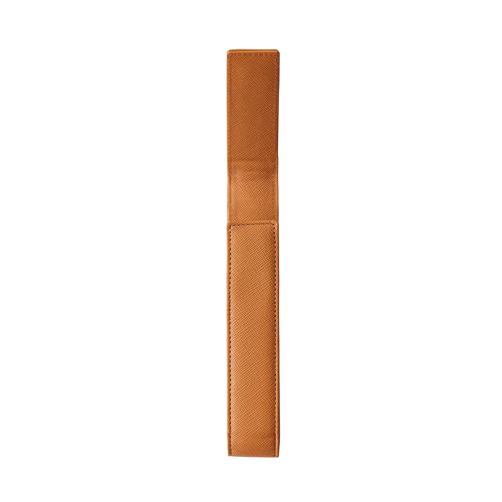 Cross Mocha Leather Magnetic Single Pen Case