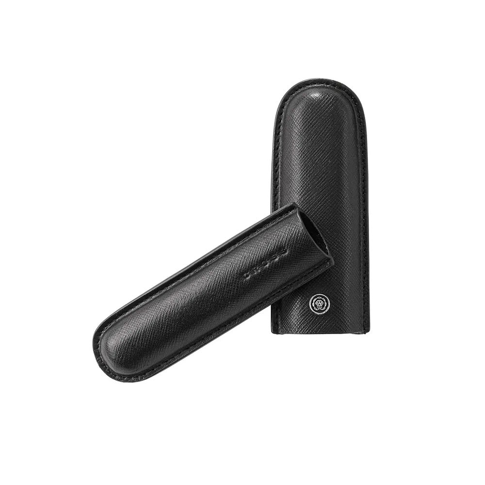 Cross Black Leather Cigar Style Single Pen Case
