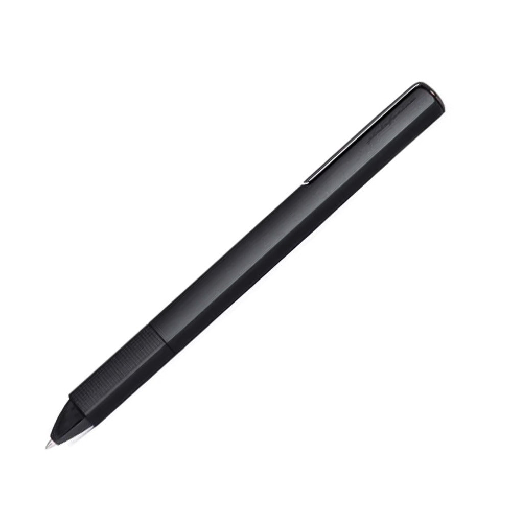Pininfarina One Black Retractable Ballpoint Pen Black Trim with Twist Mechanism.