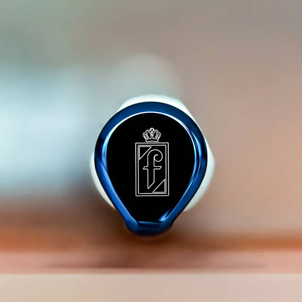 Pininfarina One Blue/Silver Retractable Ballpoint Pen Blue Trim with Twist Mechanism.