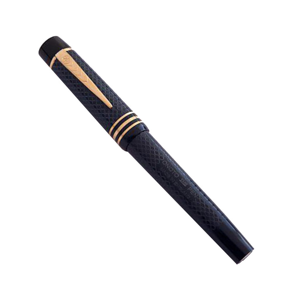 Onoto Magna Classic Blue & Gold Fittings with Chasing Rollerball Pen