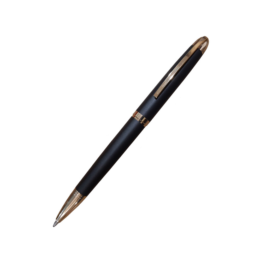 Premec Black Resin with Gold Trim Ballpoint Pen