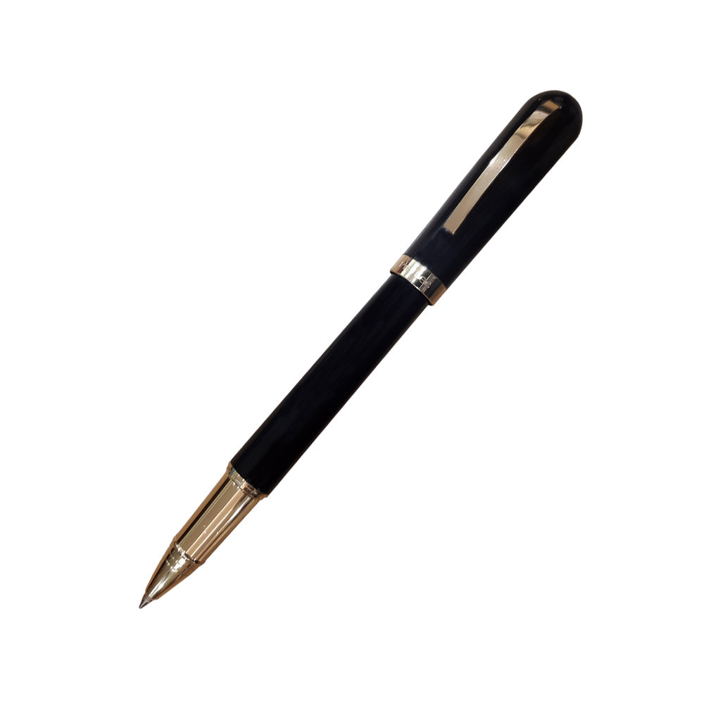 Premec Set Laque Black Gold Trim Rollerball & Ballpoint Pen