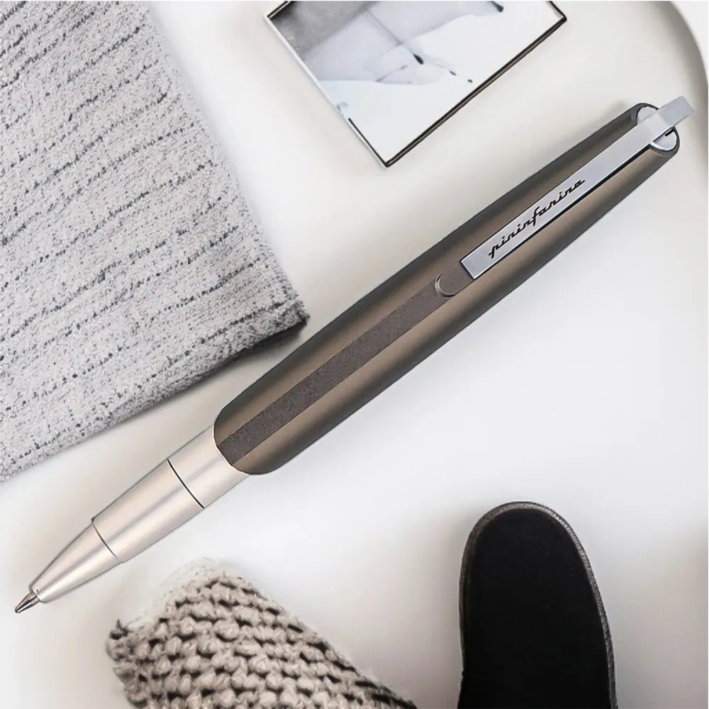 Pininfarina PF Go Titanio With Chrome Trim Ballpoint Pen