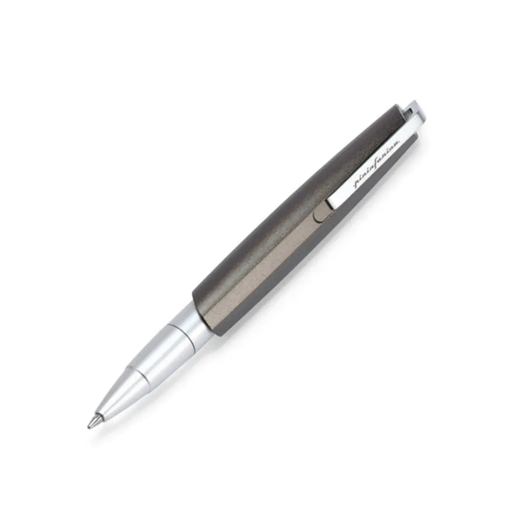 Pininfarina PF GO Titanium Finish Retractable Tip with Chrome Trim Ballpoint Pen