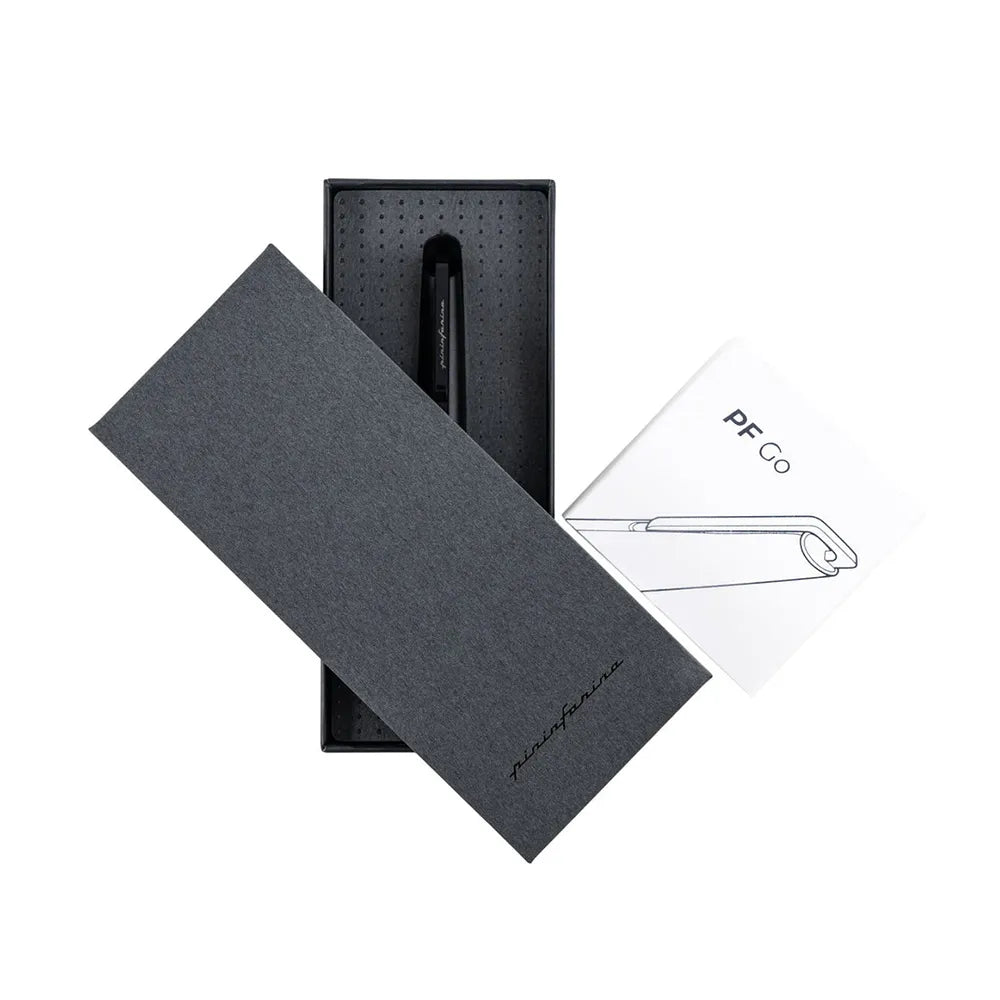 Pininfarina PF GO Black With Black PVD Trim Rollerball Pen
