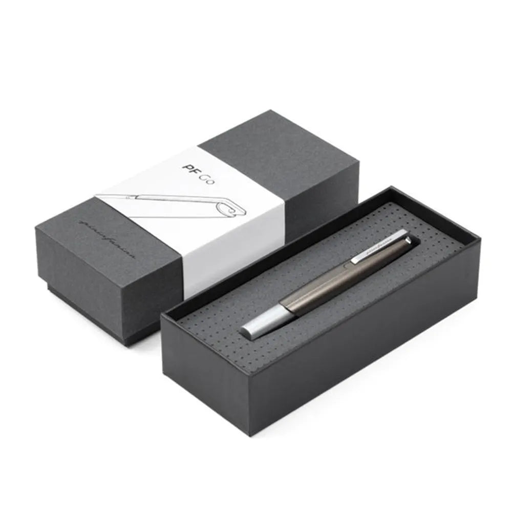 Pininfarina PF GO Titanium Aluminum Finish With Chrome Trim Rollerball Pen