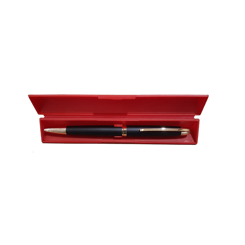 Premec Black Resin with Gold Trim Ballpoint Pen