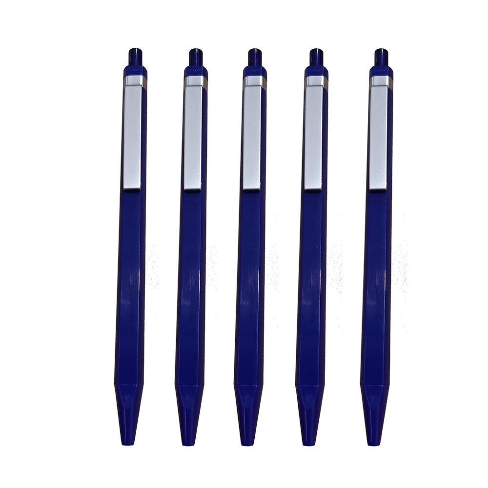 Premec Radical Metal Clip Gel Pen - Dark Blue (Pack of 5)