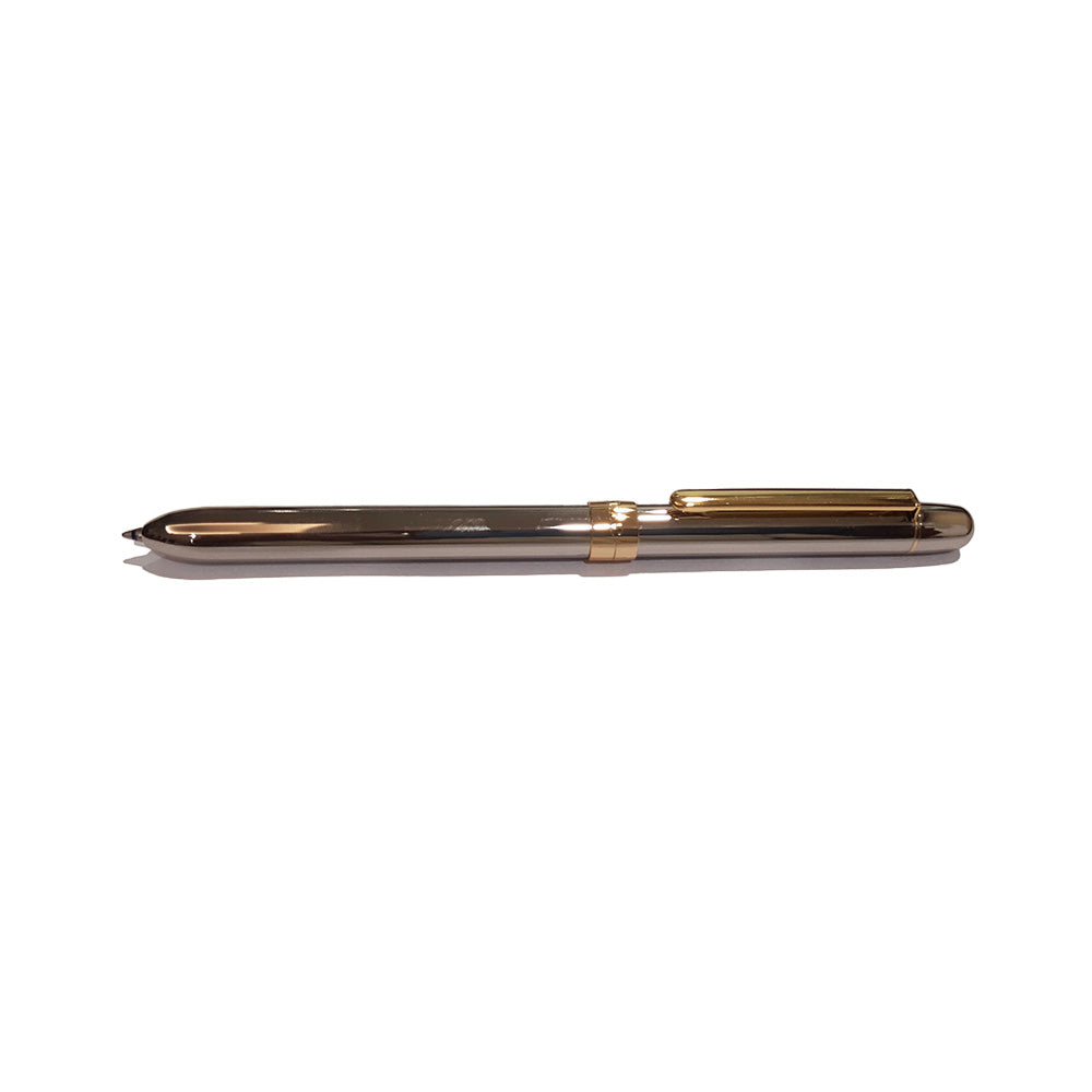 Penac Slim 3F Silver/Gold Multifunction Pen