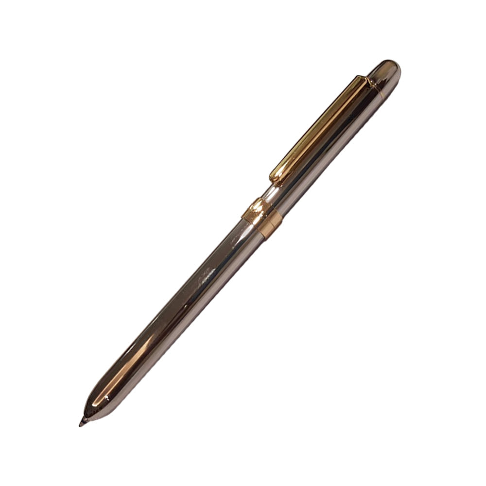 Penac Slim 3F Silver/Gold Multifunction Pen