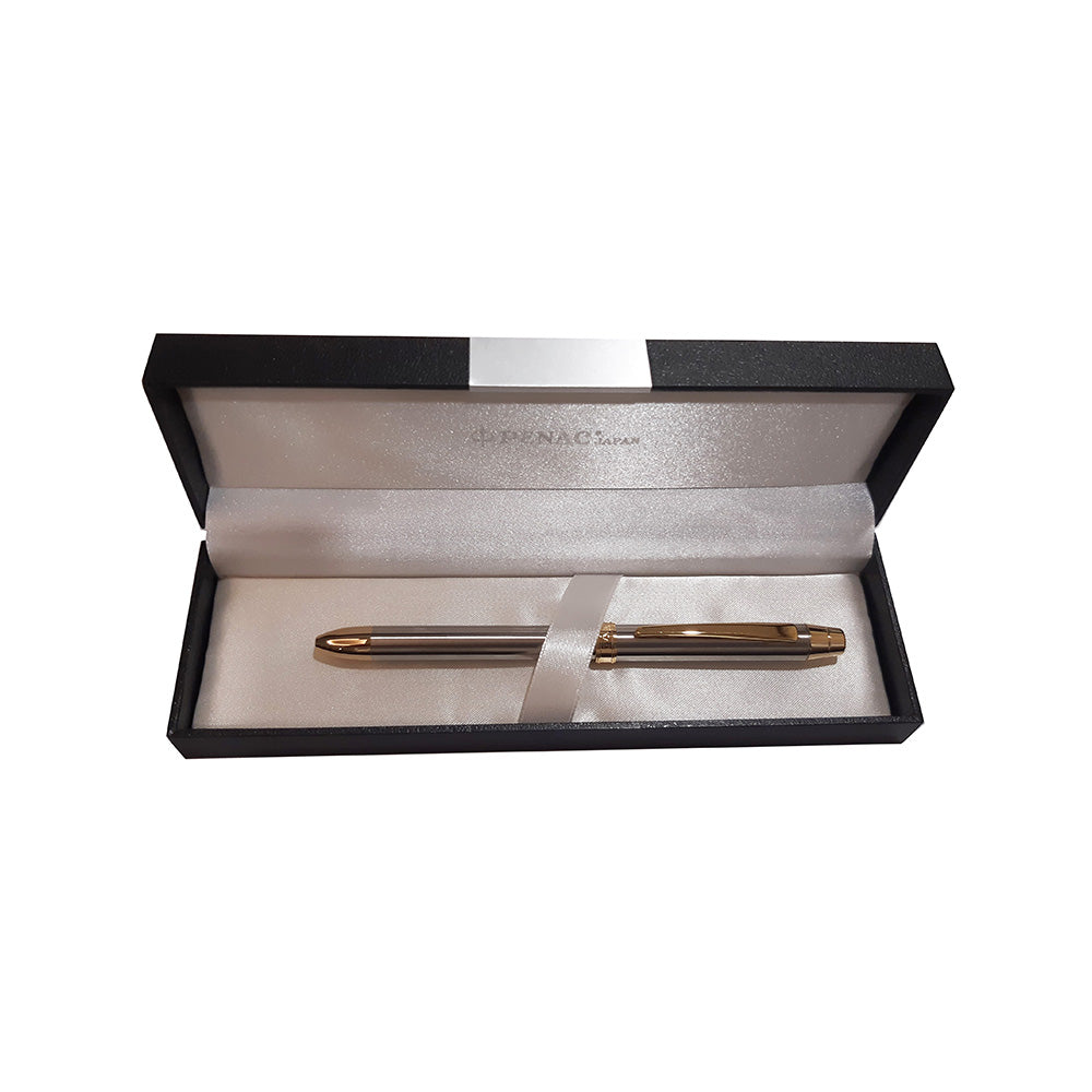 Penac ELE Stainless Steel with Gold Trim Multifunction Pen