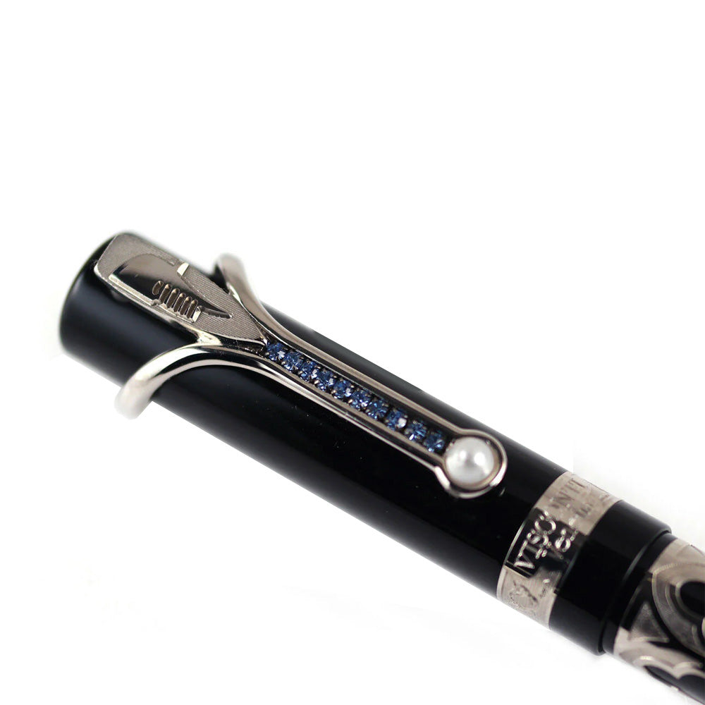 Visconti Venetia Limited Edition 925 Silver Fountain Pen - 23Kt Palladium-Silver Tone Medium Nib