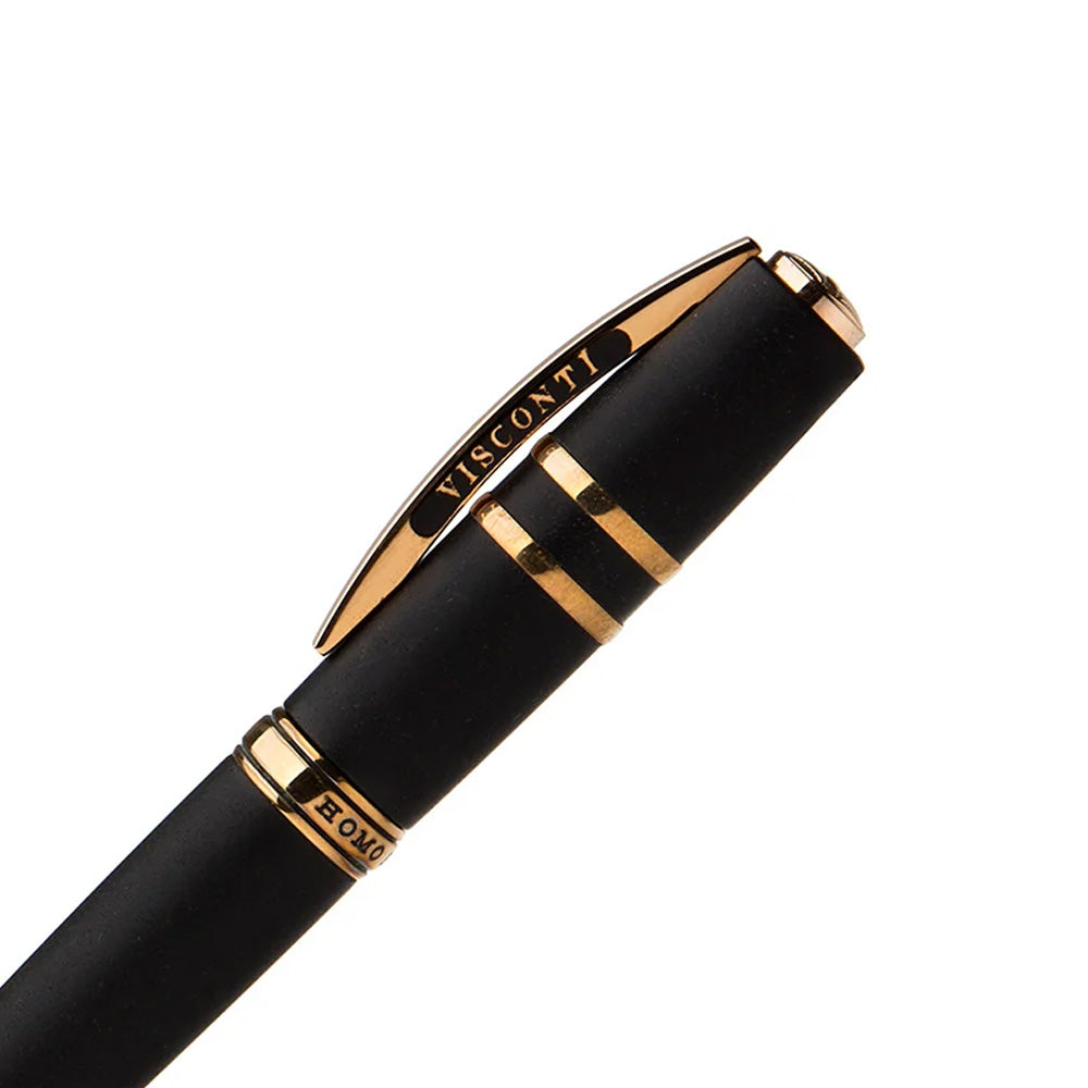 Visconti Homo Sapiens Black Lava with Bronze Trim Ballpoint Pen