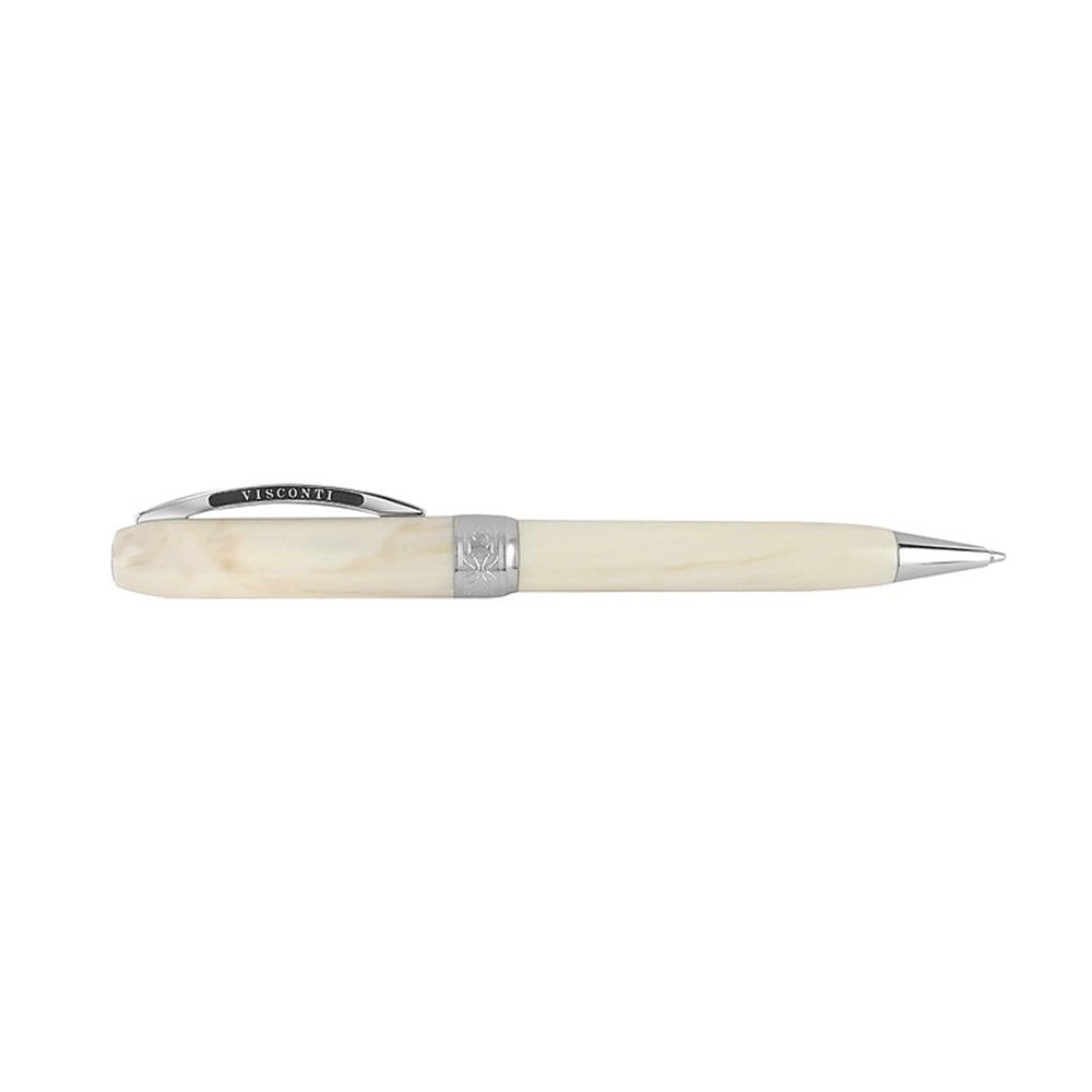 Visconti Rembrandt Ivory Resin with Palladium-Plated Trim Ballpoint Pen