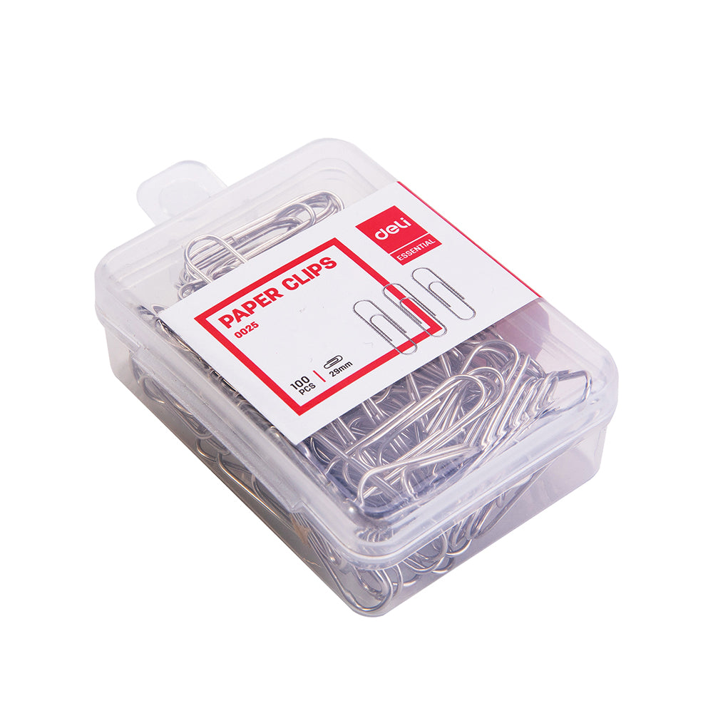 Deli W0025 Paper Clips (Pack of 6)