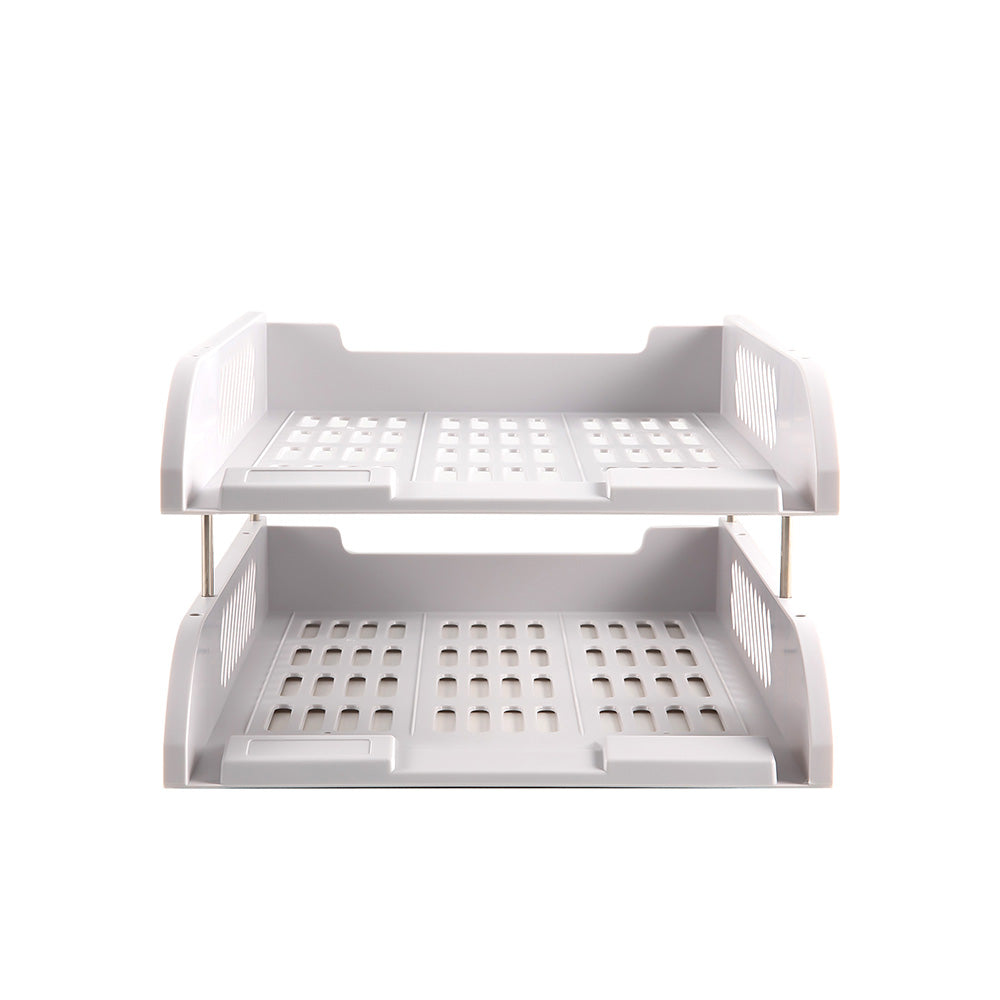 Deli W9216 2-Tier Document Tray (Assorted Colour)