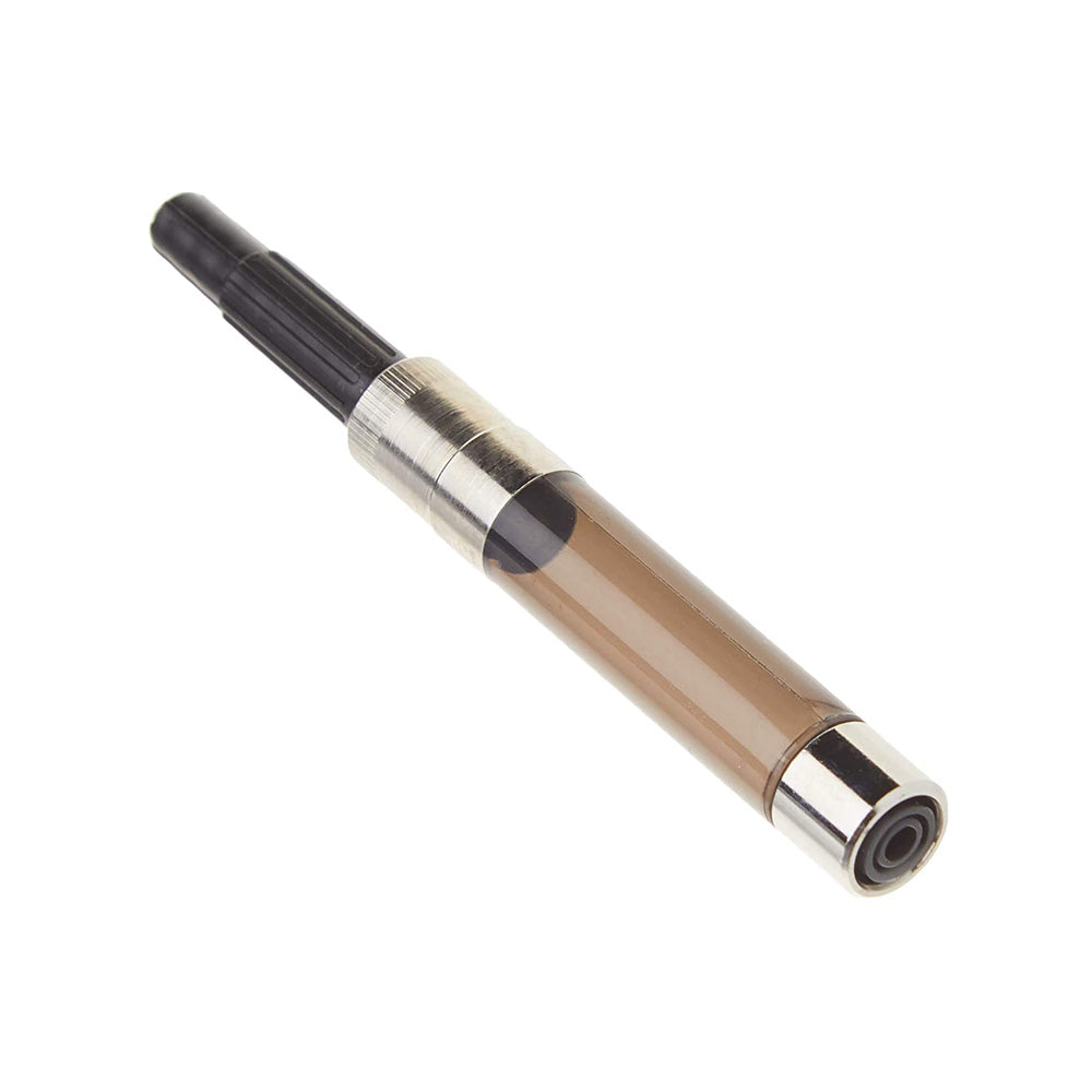 Sheaffer Fountain Pen Piston Converter This screw-action piston converter allows Sheaffer fountain pens to use bottled ink. It fits all Sheaffer fountain pens except those from the VFM collection. Allows Sheaffer fountain pens to use bottled ink The converter is transparent Compatible with all Sheaffer fountain pens except VFM collection Very convenient screw-action mechanism