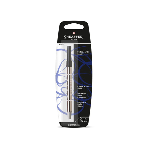 Sheaffer 97335 Classic Rollerball Refill - Black Medium - Blister Card