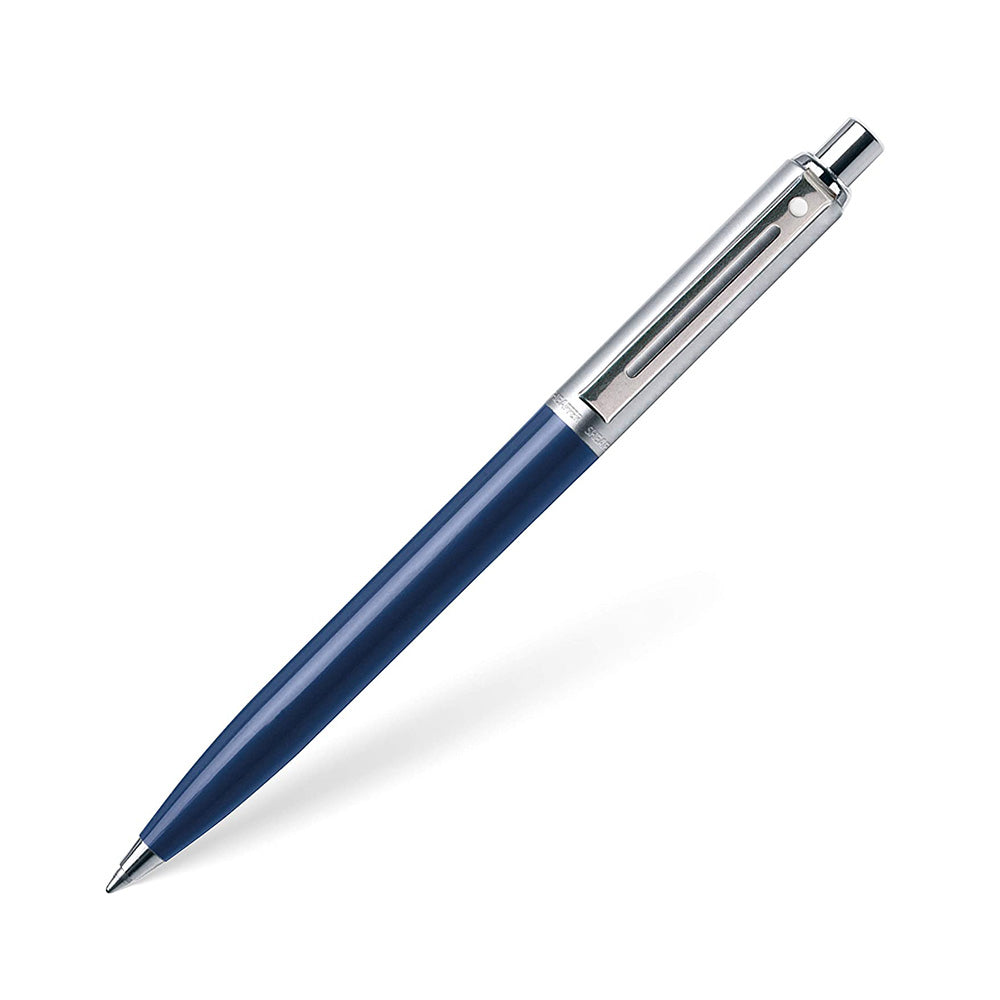 Sheaffer Sentinel 321 Blue and Chrome With Chrome Trim Ballpoint Pen