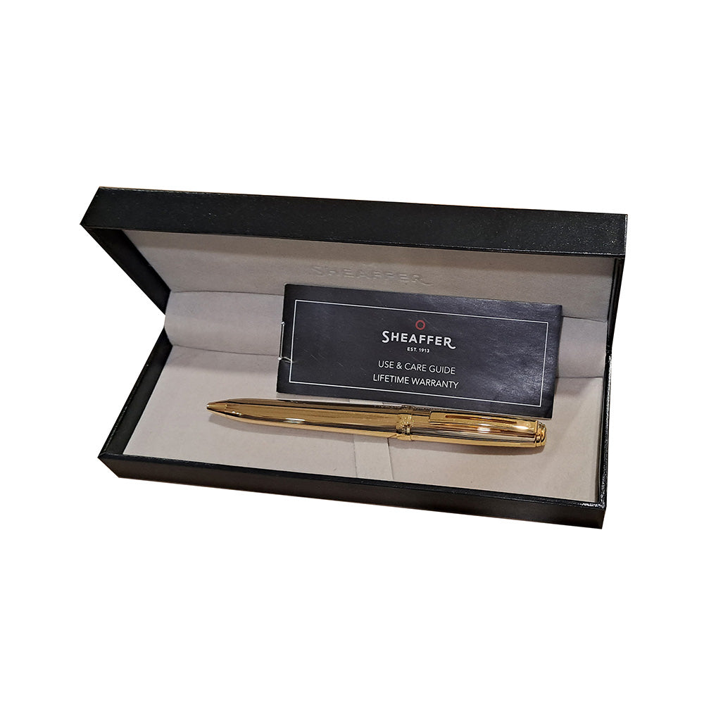 Sheaffer Prelude 368 Fluted 22Kt Gold with 22Kt GT Ballpoint Pen