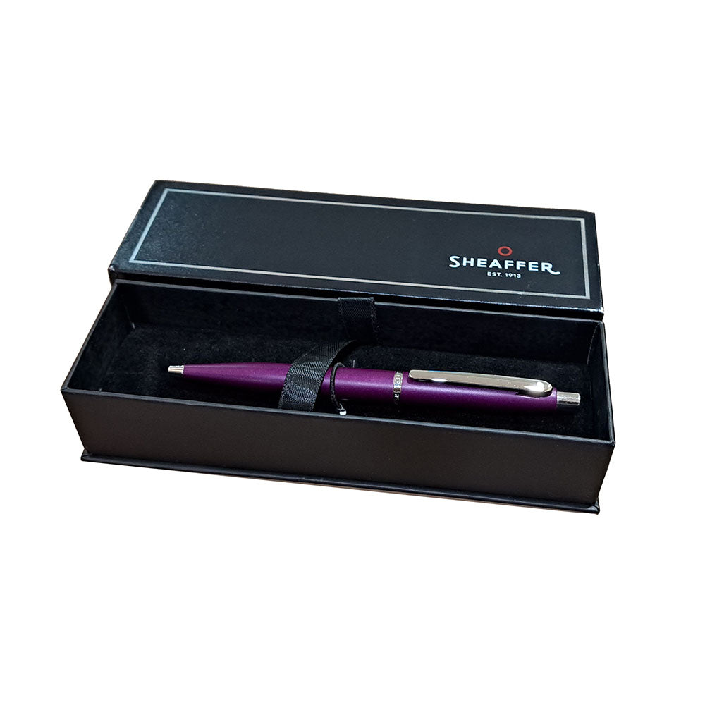 Sheaffer VFM A9407 Ultimate Plum with Nickel Plate Trim Ballpoint Pen