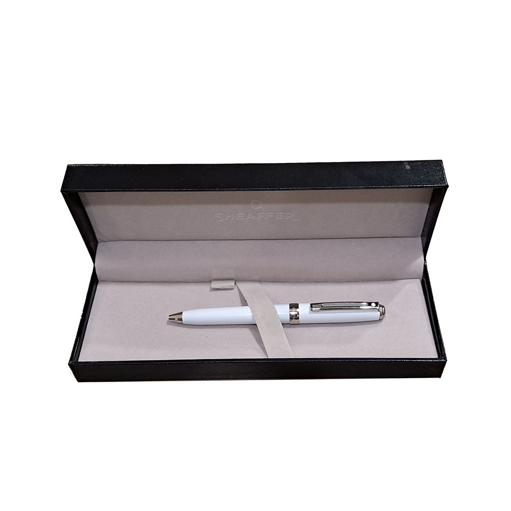 Sheaffer Prelude Mini A9805 Gloss White with Nickel Plated Trim Ballpoint Pen